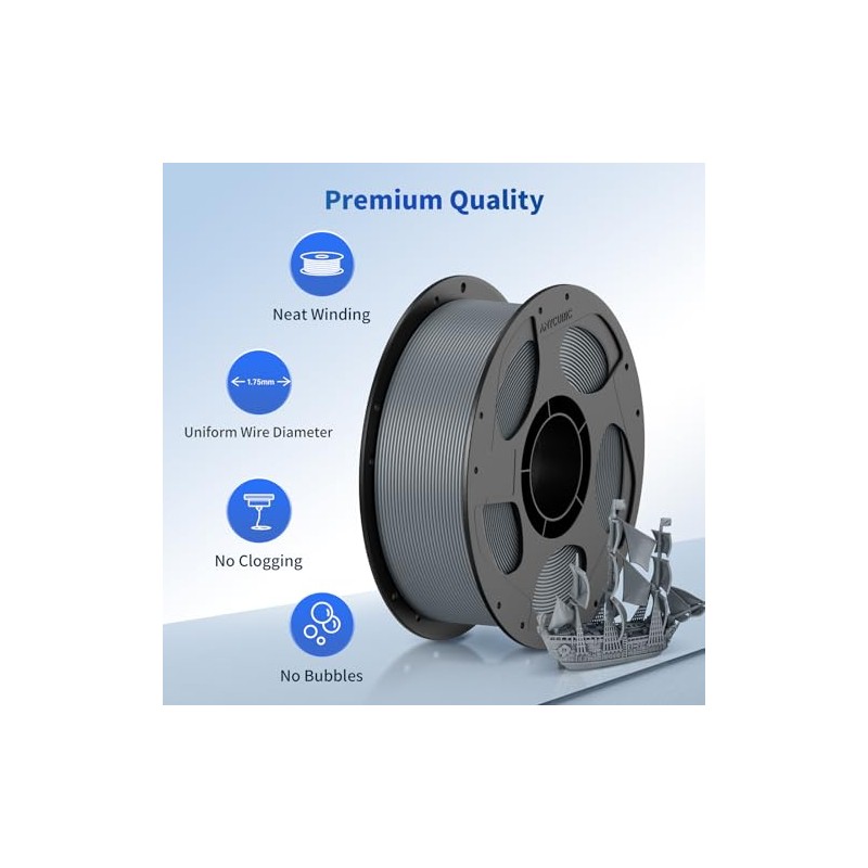 ANYCUBIC PLA Filament 1.75mm Bundle, 3D Printer PLA Filament 1.75mm