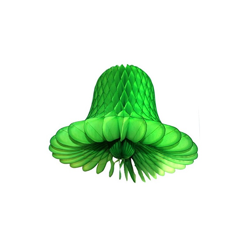 Devra Party 6-Pack 9 Inch Honeycomb Tissue Paper Bell (Lime)
