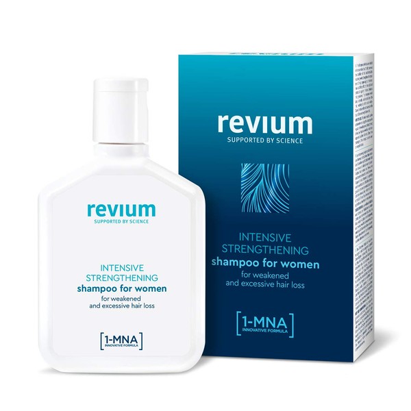 Revium Intensive Anti-Hair Loss Shampoo For Women, Hair Growth Treatment with 1-MNA Molecule, Soothing and Reducing Irritations, 200 ml