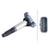 HELLA 5DA 358 057-451 Ignition Coil - 4-pin connector -