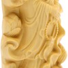 Asuniko Kwan-yin Bodhisattva Wood Carving, Tsuge Plant, Boxwood, Buddha Statue,