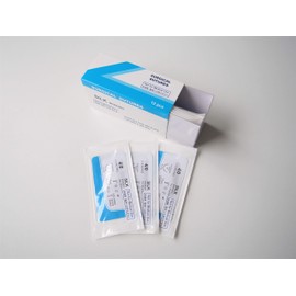 For Surgical Suture Practice, Suture Needles, Suture Thread, Silk Yarn, Black, 12 Pieces per Box, Silk Braided (1 Box)