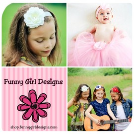 American Flag Hair Bow Set for 4th of July Funny Girl Designs