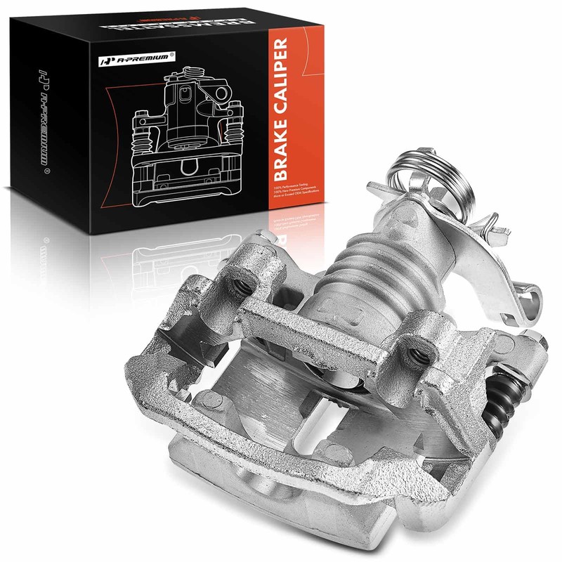 A-Premium A-Premium Disc Brake Caliper Assembly with Bracket Compatible with