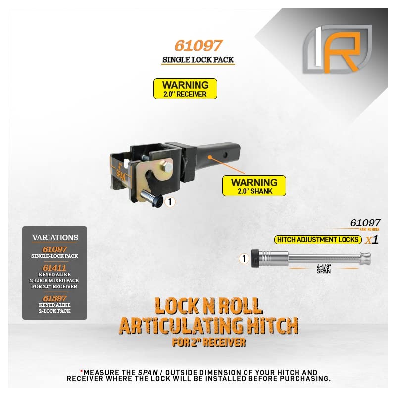 InfiniteRule Security 61097 | Hitch Lock (Fits: Lock N Roll
