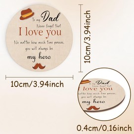 Dad Gifts Wooden Coasters Dad Birthday Gifts, Gifts For Dad Presents For Dad Daddy Gifts Dad Gifts From Daughter Gift For Dad From Daughter Gifts For Daddy