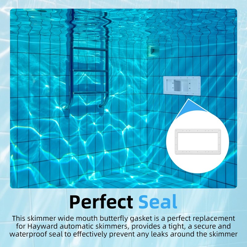 SPX1091GW Wide Mouth Butterfly Gasket Compatible with Hayward Automatic Skimmers