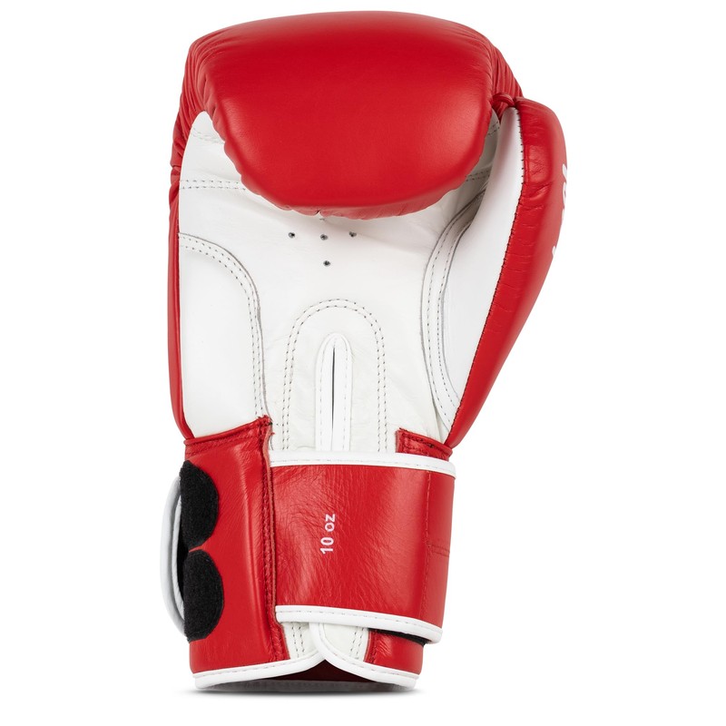Benlee Leather Boxing Gloves Tough Red/White 12 oz