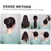 Healeved 2pcs Donut Wig Hair Bun Makers Adjustable Hair Doughnut