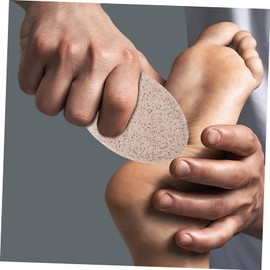 Beavorty 6pcs Double Sided Pumice Stone Foot Care Stone Pedicure Pumice for Feet Exfoliator Stone Foot Scraper Foot Scrubber Pedicure Tools Scraping Plate Stone Foot Rasp Volcanic Rock File