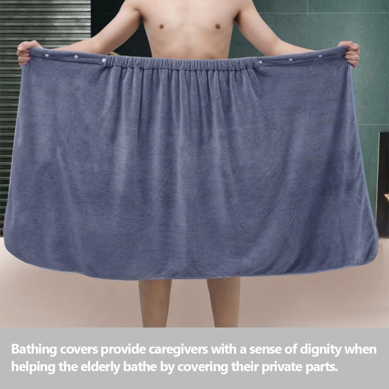 Elderly Bathing Cover Up, Bedridden Shower Spa Shield, Ensuring Privacy