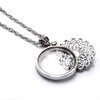 CLARA 6X Magnifier Necklace Magnifying Glass Pendant Optical Lens with