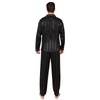 RuanMM Mens Satin Long Sleeve Silky Pajamas Premium Button Down