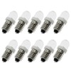 10PCS 0.2W 6V E10 Mini Led Bulb, Miniature Screw Base