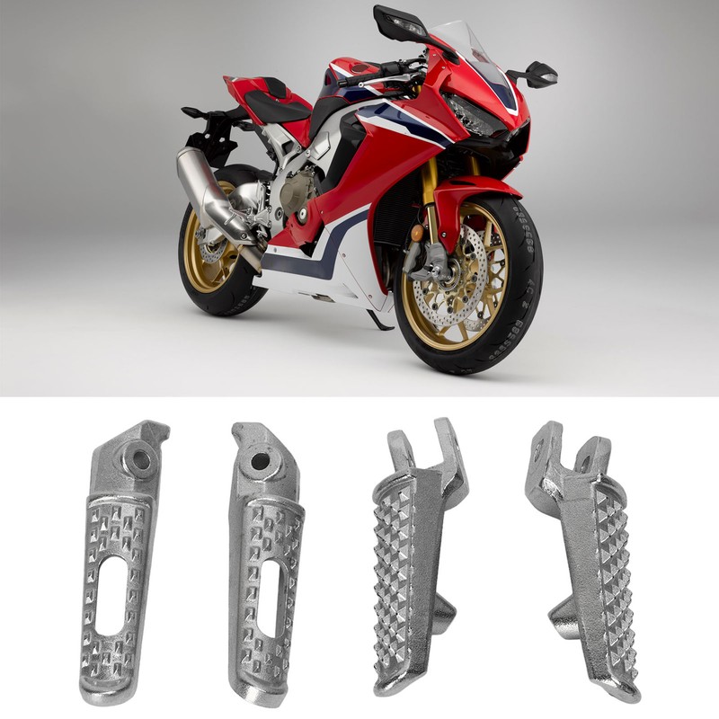 Motorcycle Foot Pegs Complete High Strength Strong Grip Replacement for