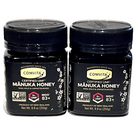 COMVITA Manuka Honey, COMVITA Certified UMF 5+ MGO 83+ 8.8 OZ  2 BOTTLES New Zealand