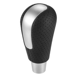 X AUTOHAUX Automatic Transmission Gear Shift Knob with Holes for Mazda 3 2009-2016 for Mazda 3 Sport 2009-2016 Matte Silver Tone