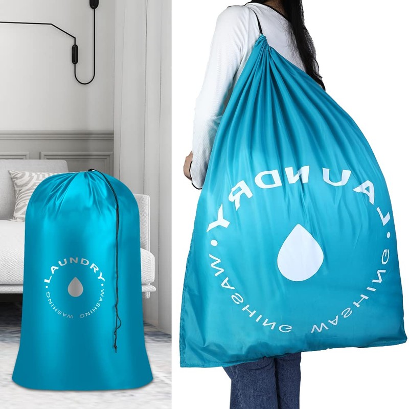 Romon Laundry Bag Travel Dirty Laundry Hamper with Drawstring Closure,
