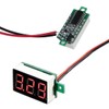 Mini Digital Voltmeter Mini Wire DC 12 Voltage Gauge Tester,
