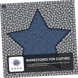 Housoutil 2880pcs Flatback Glass Rhinestones for DIY Crafts Hot Melt Rhinestones for Clothes and Shoes Gems for Cell Phone Cases and Jewelry