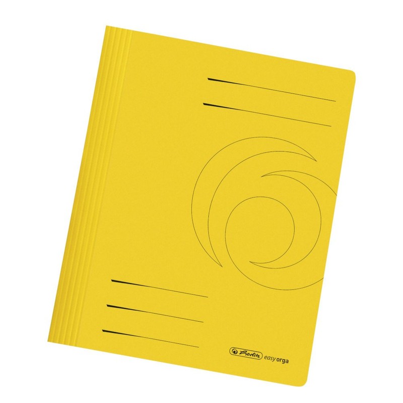Herlitz Manila Cardboard File Folders, DIN A4, 10 Colours, Pack