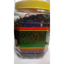 Alga Spirulina Tabletas Suplemento Proteico Frasco 1 Kg Gym Sabor Insaboro