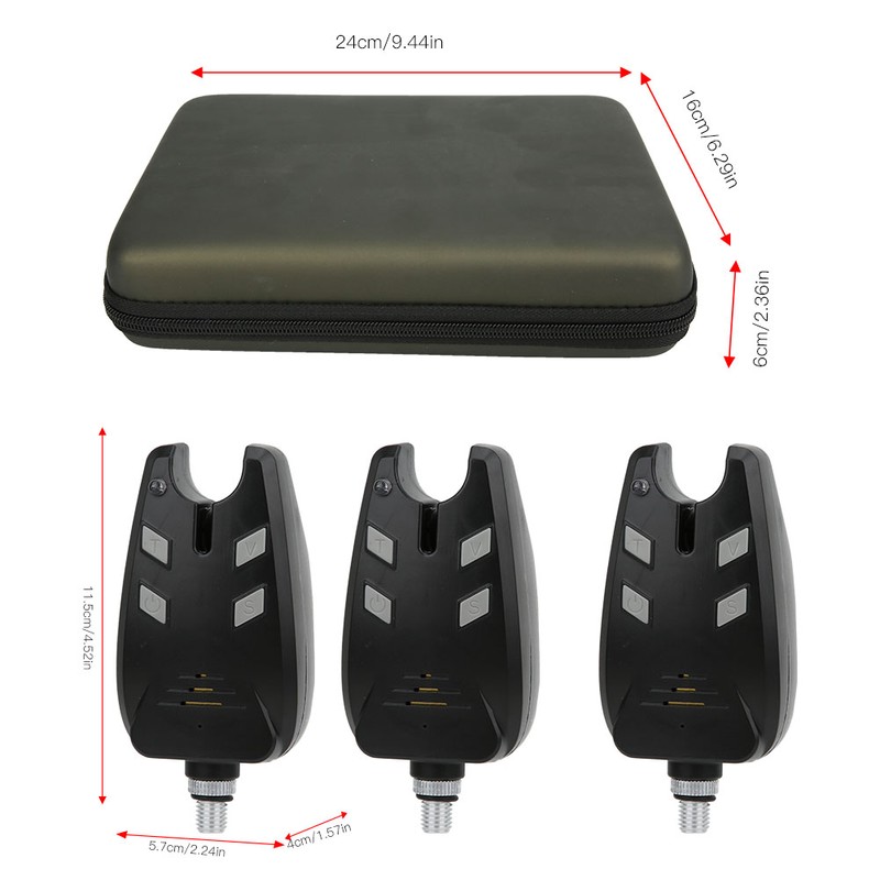Fish Bite Alarms Swinger Set High Sensitivity Accessory for Bait