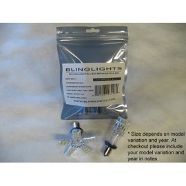 BlingLights White LED Spider Light Bulbs for Mazda Miata MX-5 (All Years)