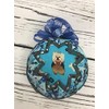 Yorkie Dog fabric quilted ornament
