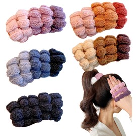 Wenlly Verdickte Haargummis, hohe Elastizität Pferdeschwanzhalter, Haarschmuck für Frauen Mädchen, 25 Stück