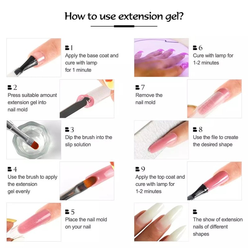 Nail Gel Kit Gel Builder Nail Kit with Extension Gel