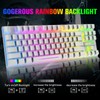 Wireless Gaming Keyboard and Mouse Combo with 87 Key Rainbow