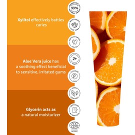 Ecodenta Kids Fluoride-Free Toothpaste – Certified Organic, Natural Juicy Fruit Flavor, Bubblegum Taste, 75ml