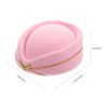 STOBOK Women Air Stewardess Hat Woolen Flight Attendant Hat Stewardess