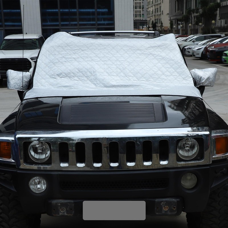 Windshield Snow Cover Compatible with Hummer H3 2005-2009, Car Snow