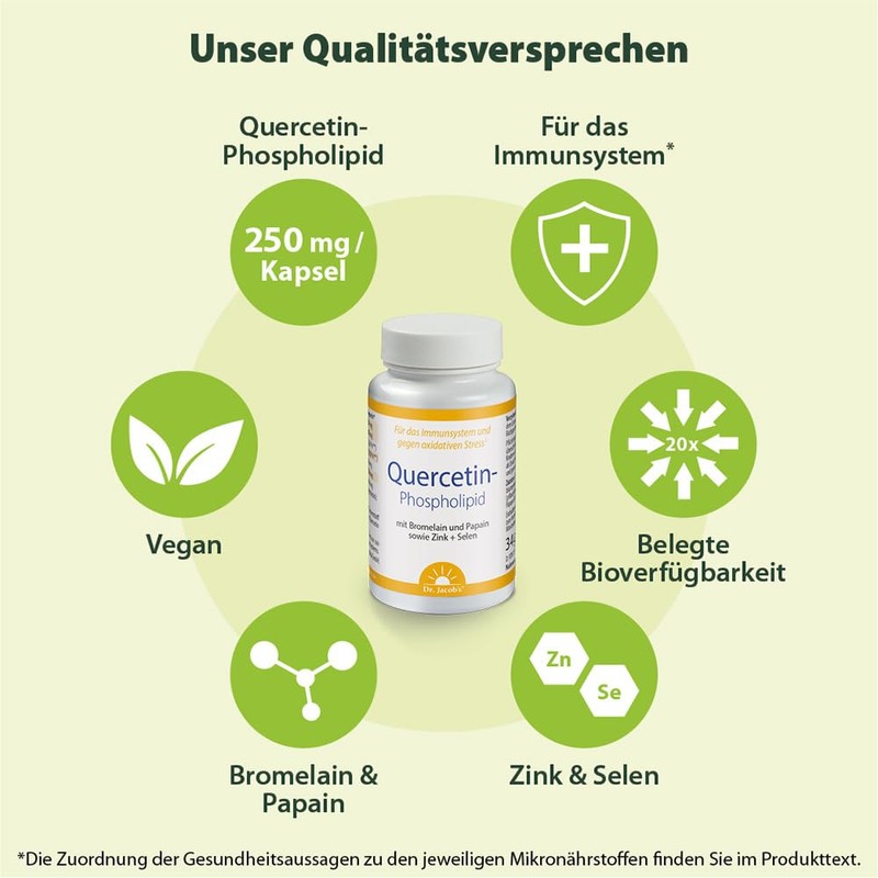 Quercetine Phospholipide Dr. Jacob's Capsules Pack of 60