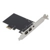 PCIE 1X to 3 Port 1394A Firewire Riser Card Dual