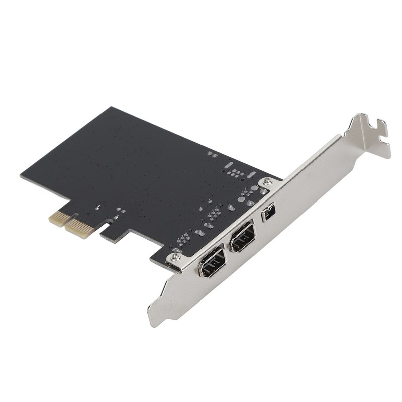 PCIE 1X to 3 Port 1394A Firewire Riser Card Dual