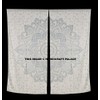 Handicraft-Palace Indian Mandala Tapestry Room Curtains Boho Chic Silver Ombre