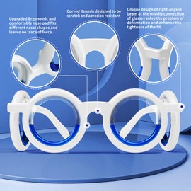 Hion XIN-Deep Black-DE-4 Travel Sickness Glasses, Car Sickness Glasses, Glasses for Relieving Car Sickness, Flight Sickness and Seasickness, Anti-Discomfort Glasses Against Shrinkage