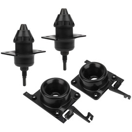 IRONTEK 20565618 20565619 HLK2061 Lower Hood Latch and Upper Hood Latch Driver and Passenger Side Compatible for 2004 Volvo VN 2004-2017 Volvo VNL