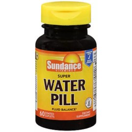 Sundance Vitamins Supplement Super Water Pill Fluid Balance Coated Caplets 60 Ct