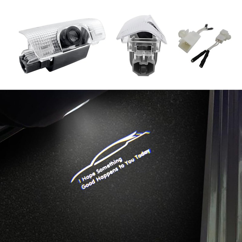 2PCS Door Lights Logo Compatible for RX200t RX300 RX350 RX350h