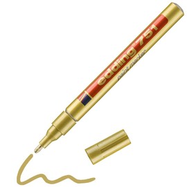 Edding 751 PAINT MARKER PEN BULLET TIP - GOLD