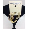 Lucky Brand $39 Lucky Brand two tone 3PC pave bead