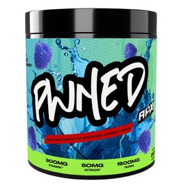 PWNED  Suplemento en polvo a base de Aminoácidos, Vitaminas y Ginseng  Para uso pre entreno (pre workout) y gaming con AstraGin y Dynamine  210