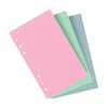 Filofax Personal Ruled Notepaper - Fashion Coloured