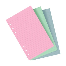 Filofax Personal Ruled Notepaper - Fashion Coloured