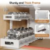2 Pack 19IN Depth Under Sink Storage Organizer, Large 2-Tier
