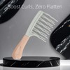 Wide Tooth Comb for Curly, Detangling Hair Brush with Double-layer